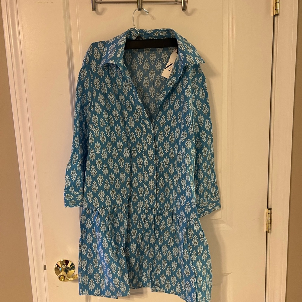NWT Zara blue dress
